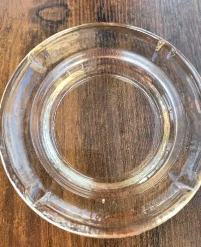 Vintage Glass Ashtray 6 Inch Fantastic Shape, View more