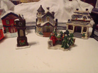 6-7 FREE  Christmas Village houses -plus