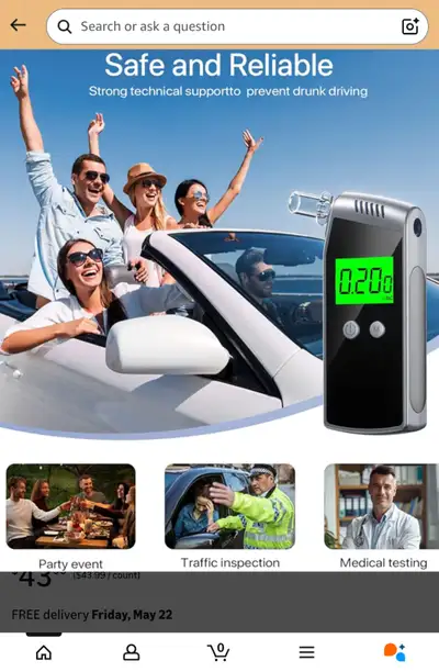 PROOFFESIONAL ALCOHOL TESTER NEW RETAILS $49 WITH TAXES, View more