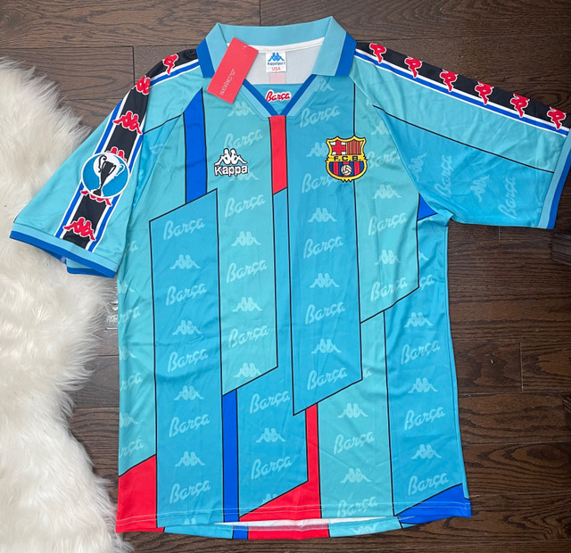 Barcelona retro Ronaldo 1996-97 Soccer away Jersey in Soccer in Oakville / Halton Region