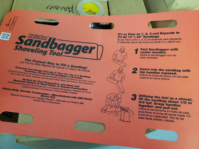 New Kwickan Sandbagger shoveling tool / Sandbag It! in Other in Winnipeg - Image 2