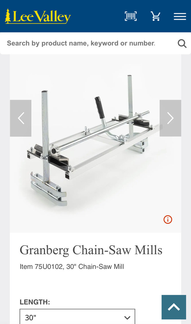 Alaskan Chainsaw Mill in Power Tools in Guelph