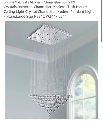 Shrine 9-Lights Modern Chandelier, View more