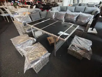  7 PC Outdoor Patio Set with Dining table, View more