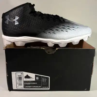 UNDER ARMOUR SPOTLIGHT FRANCHISE 4 RM BLACK SILVER Men’s Size 16, View more