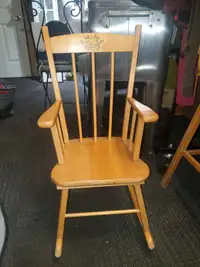 Mini wooden rocking chair 