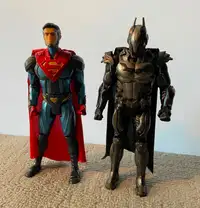 Figurines articulées de métal 6.5 po Batman & Superman
