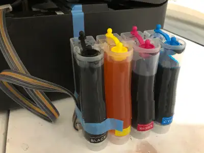 Like New Epson Sublimation Printer +400ml Ink And Papers, View more