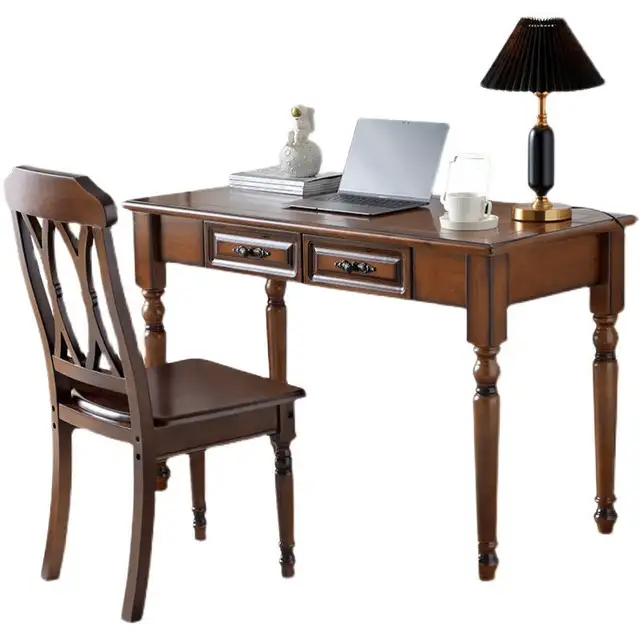COURTYARD Scandinavian American Solid Wood Writing Desk Executi in Desks in Markham / York Region - Image 6