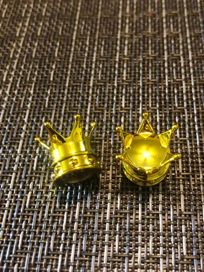 Gold Crown Schrader Valve Cap, View more