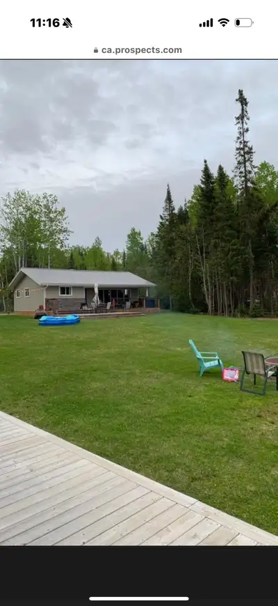 Weekly cottage rental in lower Shebandewan. Three bedroom, sleep, six, full kitchen, living room, an...