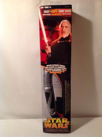 STAR WARS REVENGE OF THE SITH COUNT DOOKU LIGHTSABER (2005)