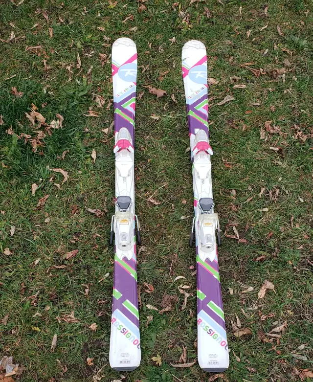 Rossignol 140cm Skis with Rossignol Bindings $220 in Ski in Barrie - Image 2