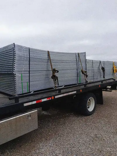 Temporary Construction Fence - Galvanized, View more