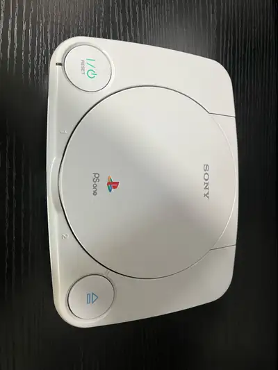 PSOne - Cords, Controller, and Game, View more