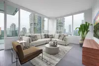 2bd and 2bth 12 floor unfurnished condo by Metrotown