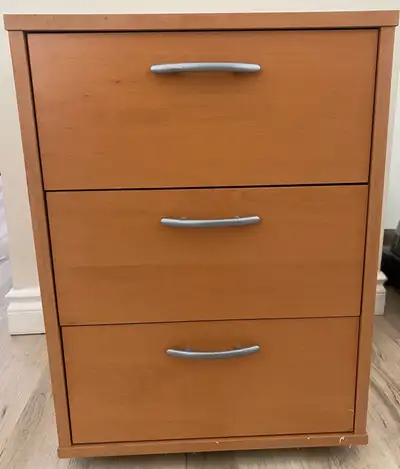 IKEA 3 drawer filing cabinet with wheels, View more
