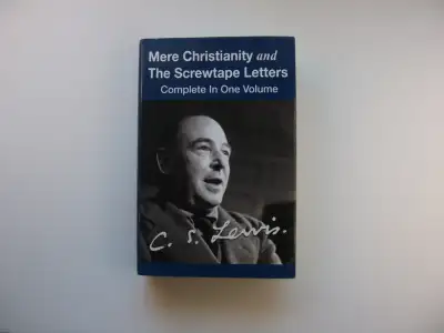 A hardcover book in dustjacket Excellent condition! The Screwtape Letters and Mere Christianity in o...