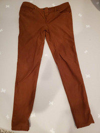 Lululemon ABC 31/32 pants mens skinny fit Rust color