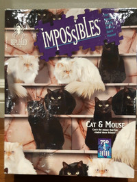 Casse-tête Bepuzzled Impossibles chats noirs et blancs