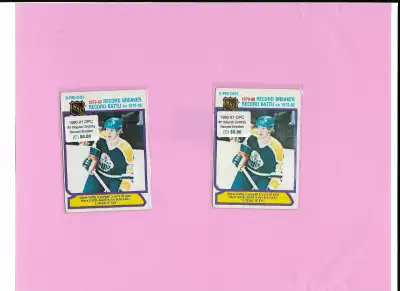 Vintage Hockey Cards: Wayne Gretzky OPC  (1980-81 & 1981-82)