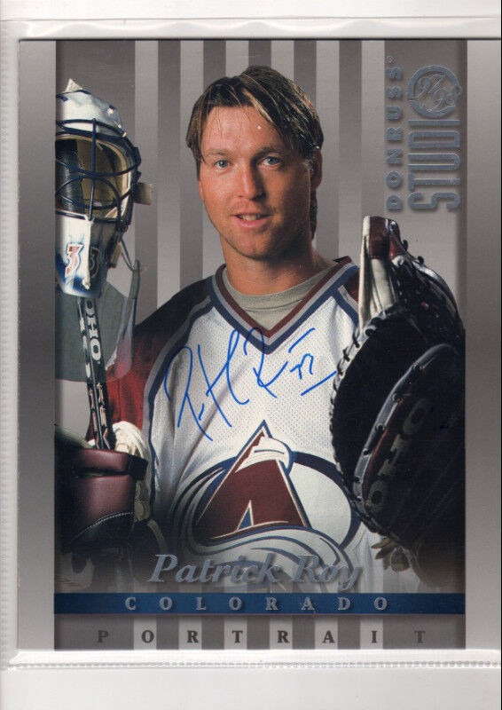 CARTE DE HOCKEY PATRICK ROY PHOTOS AUTOGRAPHIÉS (A) Art et objets de