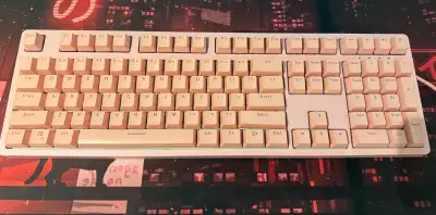 Aukey Mechanical Gaming Keyboard- Pink, View more