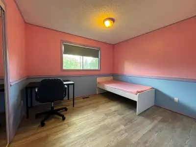For fast response, please text me at (780) 850-5116 A furnished bedroom is available for rent. There...