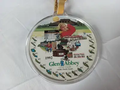 Vintage 1992 Glen Abbey Golf Club Bag Tag (Jack Nicklaus), View more