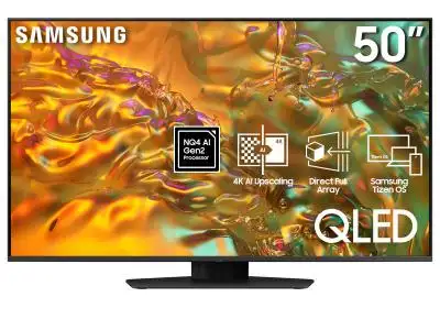 New Samsung 50" qn50Q82DAFXZC Q82D QLED 4K Smart TV 2024, View more