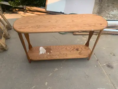 Oak Side Table, View more