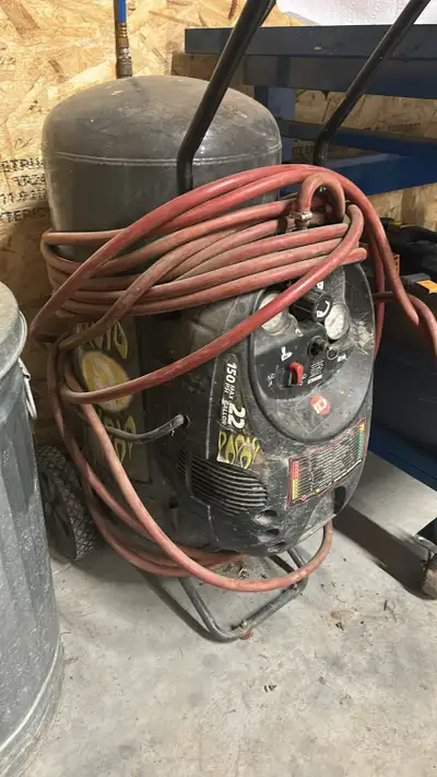 22 gallon Campbell hausfeld air compressor, View more
