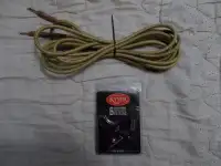 KYSER - Capo & FENDER - FG186T Custom Shop Instrument Cable