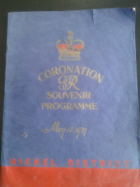 Coronation Souvenir program May 12, 1937