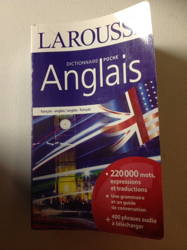 French English Dictionary in Textbooks in Chatham-Kent