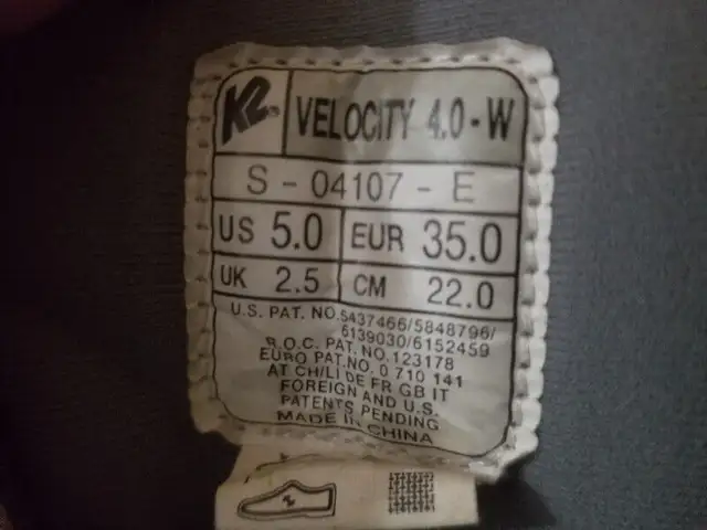 K2 Inline Skates Womens Size 5.0 Roller Blades in Skates & Blades in Ottawa - Image 7