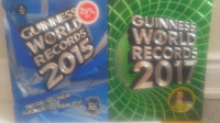 World Guinness 2015 and 2017 books