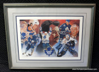 Rob MacDougall Toronto Maple Leaf framed print
