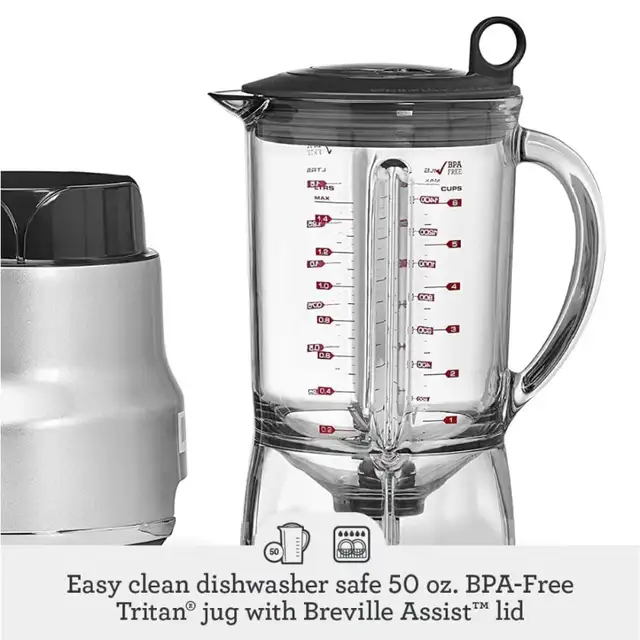 Breville BBL620SIL1AUS1 Fresh & Furious Blender, Silver in Processors, Blenders & Juicers in Markham / York Region - Image 6