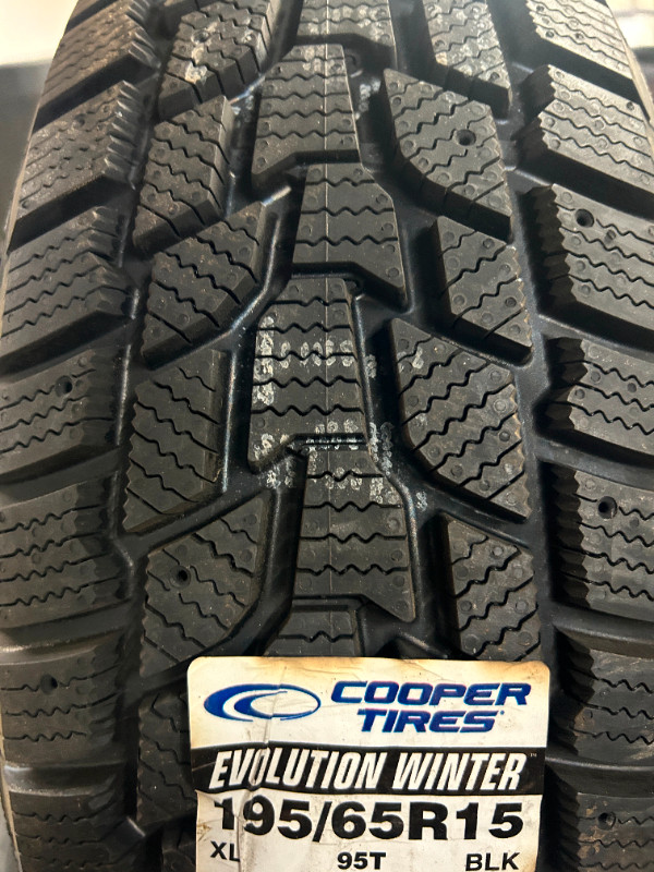 4 Brand New Cooper Evolution Winter 195/65R15 winter tires in Tires & Rims in Ottawa - Image 2