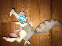 Ice Age 2 SCRAT Plush Chipmunk New with Tags