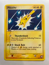 Pokemon Card -  Pikachu 5/5 Poke Card Creator Kids' WB! 2004