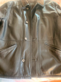 Mens XL lined leather  jacket