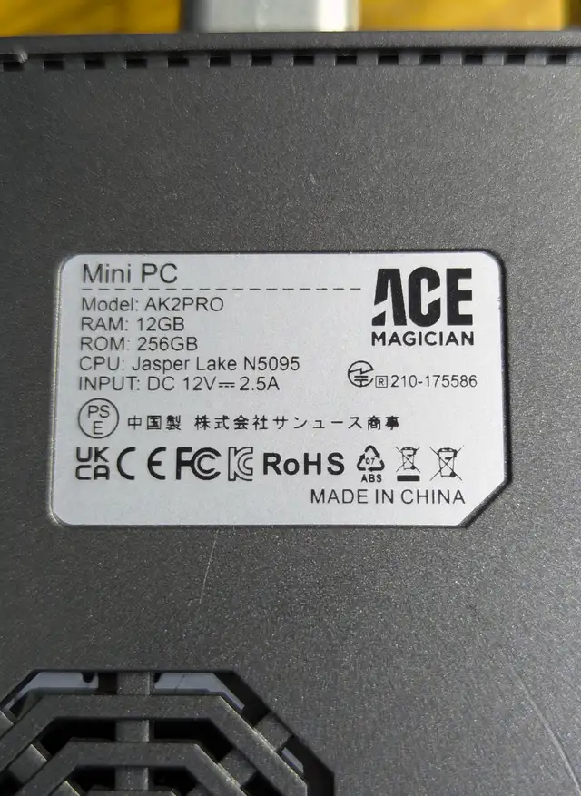 ACEMAGICIAN Mini PC Intel N5095 12GB DDR4 RAM 256GB SSD as BNIB in Desktop Computers in City of Toronto - Image 4