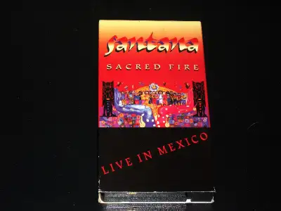 Santana - Sacred fire - Live in Mexico (1993) Cassette VHS, View more