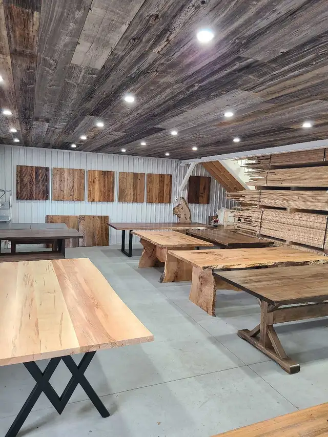 Dining room tables for sale! Solid wood. Live edge.  in Dining Tables & Sets in London - Image 3