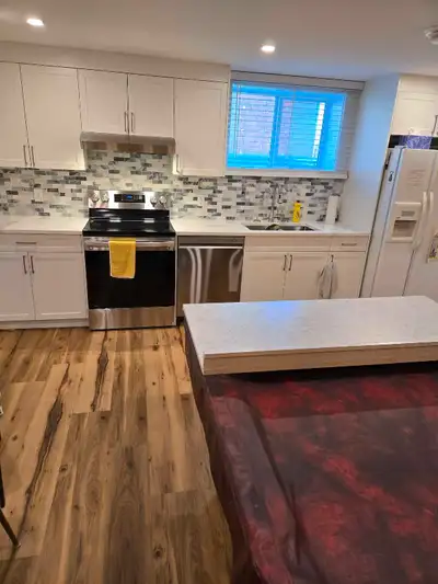 Basement suite for rent, new renovation.