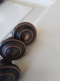 Sturdy, Solid- Oil Bronzed knobs- 2 available