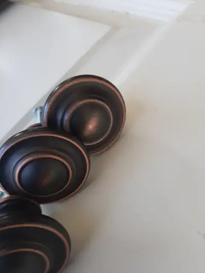 Sturdy, Solid- Oil Bronzed knobs- 2 available, View more