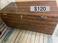 Vintage trunks and wardrobe